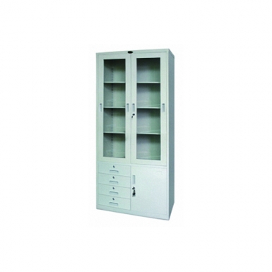 HT-H10006-侧四抽玻璃开门柜