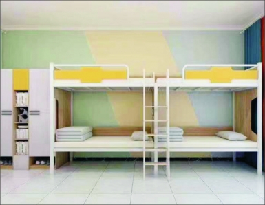 HT-C10032-双连四人位中梯上下层床