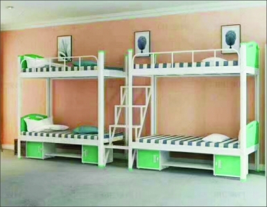 HT-C10031-双连四人位中梯上下层床