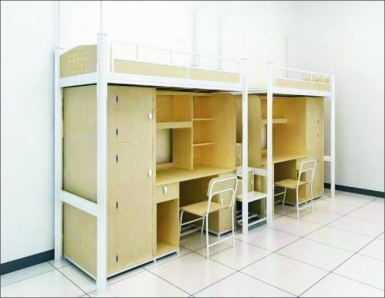 HT-C10030-双连双人位中梯组合床